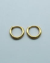 PENDIENTES ARO ORO AMBER